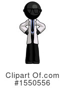Black Design Mascot Clipart #1550556 by Leo Blanchette