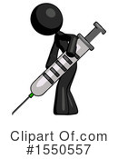 Black Design Mascot Clipart #1550557 by Leo Blanchette