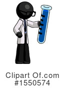 Black Design Mascot Clipart #1550574 by Leo Blanchette