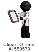 Black Design Mascot Clipart #1550579 by Leo Blanchette