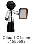 Black Design Mascot Clipart #1550583 by Leo Blanchette