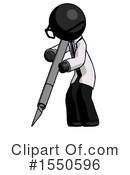 Black Design Mascot Clipart #1550596 by Leo Blanchette