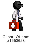 Black Design Mascot Clipart #1550628 by Leo Blanchette
