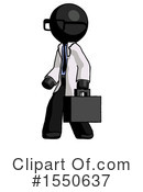 Black Design Mascot Clipart #1550637 by Leo Blanchette