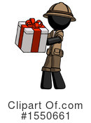 Black Design Mascot Clipart #1550661 by Leo Blanchette