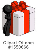 Black Design Mascot Clipart #1550666 by Leo Blanchette