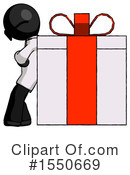 Black Design Mascot Clipart #1550669 by Leo Blanchette