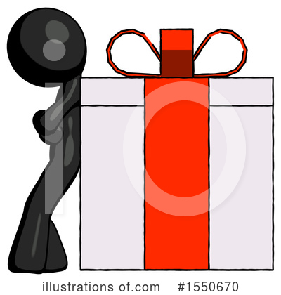 Royalty-Free (RF) Black Design Mascot Clipart Illustration by Leo Blanchette - Stock Sample #1550670