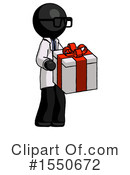 Black Design Mascot Clipart #1550672 by Leo Blanchette