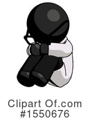 Black Design Mascot Clipart #1550676 by Leo Blanchette
