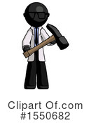 Black Design Mascot Clipart #1550682 by Leo Blanchette