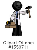 Black Design Mascot Clipart #1550711 by Leo Blanchette