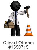 Black Design Mascot Clipart #1550715 by Leo Blanchette