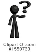 Black Design Mascot Clipart #1550733 by Leo Blanchette