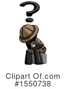 Black Design Mascot Clipart #1550738 by Leo Blanchette