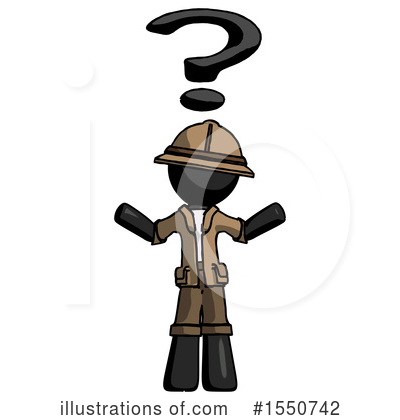 Royalty-Free (RF) Black Design Mascot Clipart Illustration by Leo Blanchette - Stock Sample #1550742