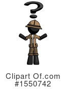 Black Design Mascot Clipart #1550742 by Leo Blanchette