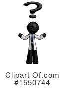 Black Design Mascot Clipart #1550744 by Leo Blanchette