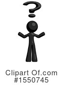 Black Design Mascot Clipart #1550745 by Leo Blanchette