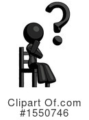 Black Design Mascot Clipart #1550746 by Leo Blanchette