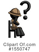 Black Design Mascot Clipart #1550747 by Leo Blanchette