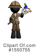 Black Design Mascot Clipart #1550755 by Leo Blanchette