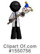 Black Design Mascot Clipart #1550756 by Leo Blanchette
