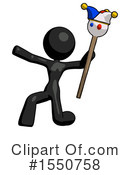 Black Design Mascot Clipart #1550758 by Leo Blanchette