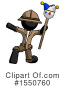 Black Design Mascot Clipart #1550760 by Leo Blanchette