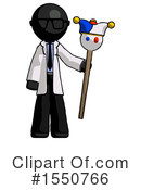 Black Design Mascot Clipart #1550766 by Leo Blanchette