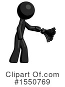 Black Design Mascot Clipart #1550769 by Leo Blanchette