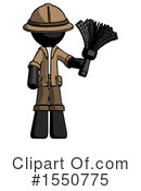 Black Design Mascot Clipart #1550775 by Leo Blanchette