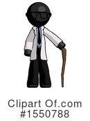 Black Design Mascot Clipart #1550788 by Leo Blanchette