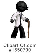 Black Design Mascot Clipart #1550790 by Leo Blanchette