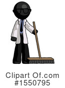 Black Design Mascot Clipart #1550795 by Leo Blanchette