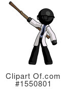 Black Design Mascot Clipart #1550801 by Leo Blanchette