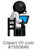 Black Design Mascot Clipart #1550846 by Leo Blanchette