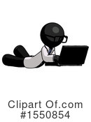Black Design Mascot Clipart #1550854 by Leo Blanchette