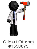 Black Design Mascot Clipart #1550879 by Leo Blanchette
