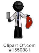 Black Design Mascot Clipart #1550881 by Leo Blanchette