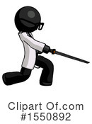 Black Design Mascot Clipart #1550892 by Leo Blanchette