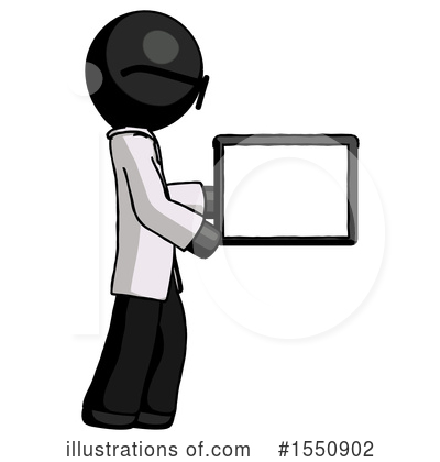 Royalty-Free (RF) Black Design Mascot Clipart Illustration by Leo Blanchette - Stock Sample #1550902