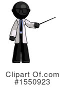 Black Design Mascot Clipart #1550923 by Leo Blanchette
