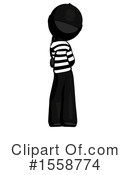 Black Design Mascot Clipart #1558774 by Leo Blanchette