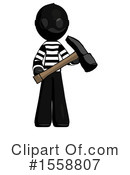 Black Design Mascot Clipart #1558807 by Leo Blanchette