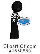 Black Design Mascot Clipart #1558859 by Leo Blanchette