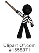 Black Design Mascot Clipart #1558871 by Leo Blanchette