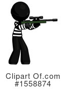 Black Design Mascot Clipart #1558874 by Leo Blanchette