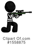 Black Design Mascot Clipart #1558875 by Leo Blanchette