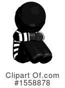 Black Design Mascot Clipart #1558878 by Leo Blanchette
